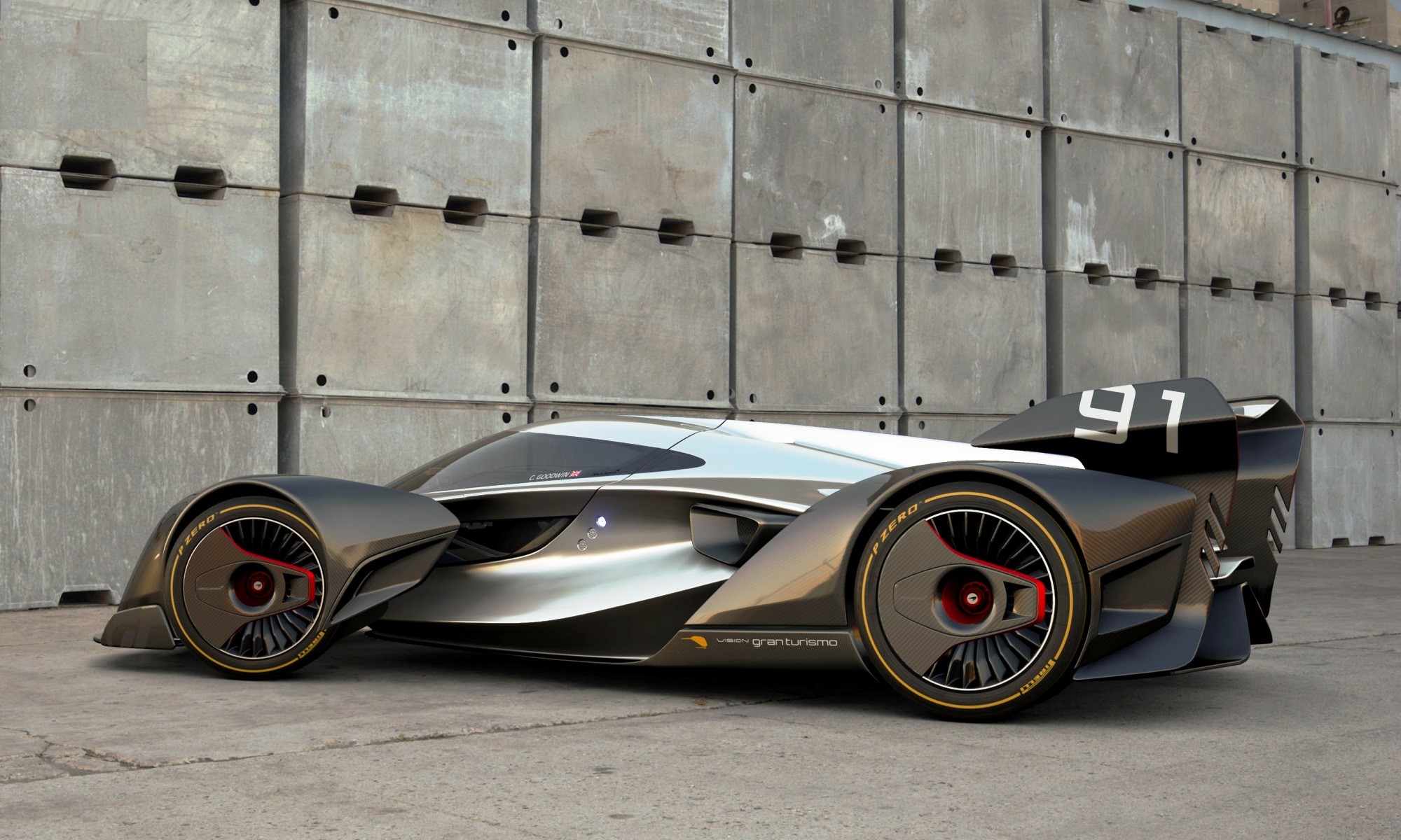 McLaren Vision GT concept side