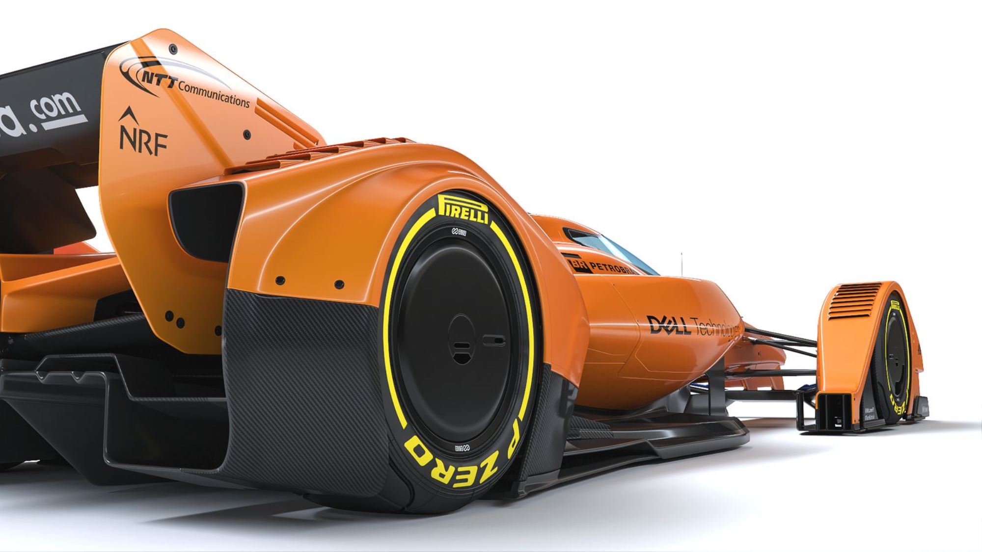 McLaren X2 rear