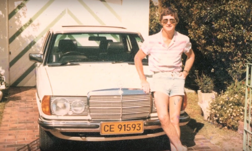 Chris White and his original Mercedes