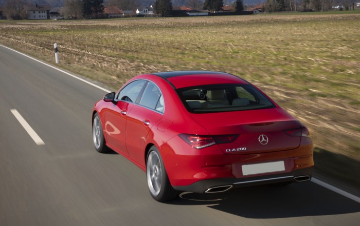 Mercedes-Benz CLA200 rear