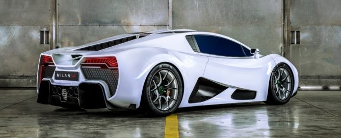 Milan Red side rear
