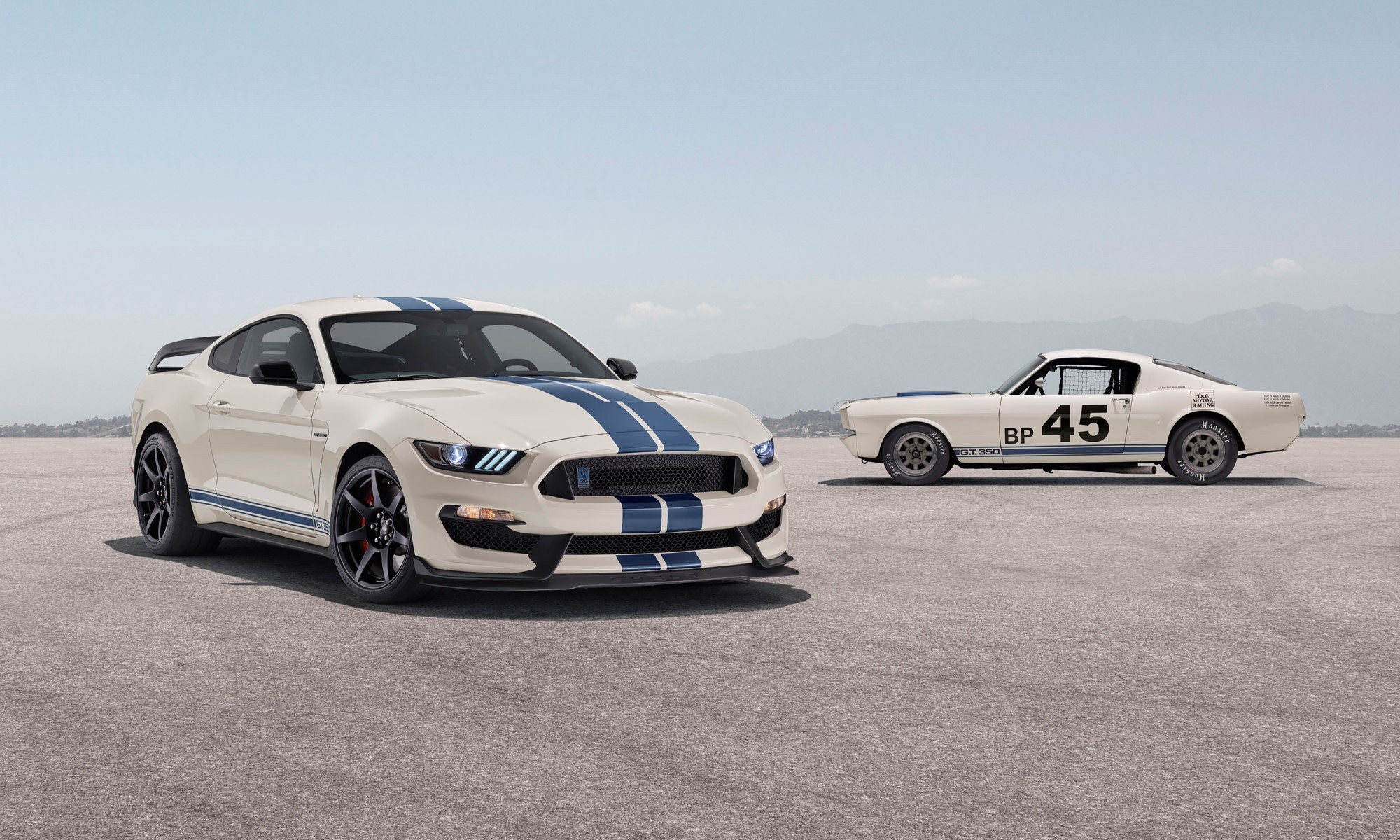 Mustang GT350 Heritage Edition and original 1965 car
