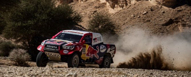 Nasser Al-Attiyah closed the gap to the overall leader on 2020 Dakar Stage 9