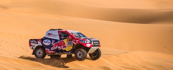 Nasser Al-Attiyah could not match the leaders pace today