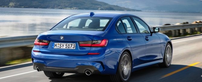 New BMW 3 Series rear