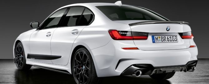 New BMW 3 Series with Performance Parts rear