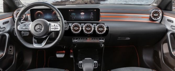 New Mercedes-Benz CLA interior