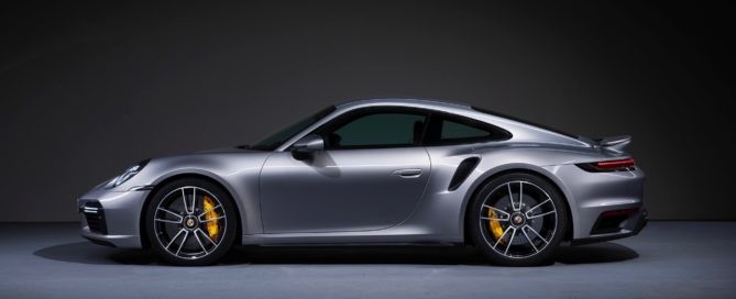New Porsche 911 Turbo S Coupe profile