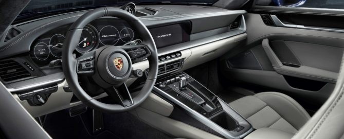 New Porsche 911 interior