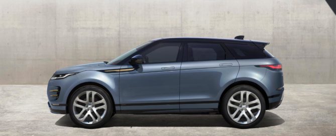 New Range Rover Evoque profile