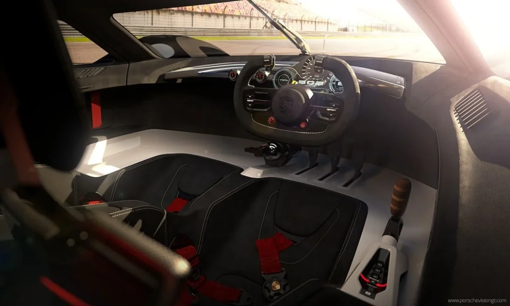 Note the wooden gearknob as it was in the original 917
