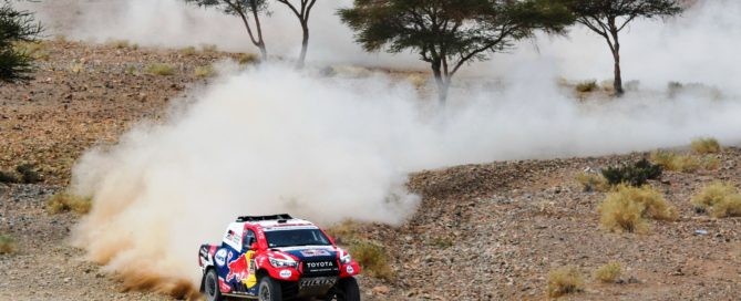 Once again Nasser Al-Attiyah was among the front-runners
