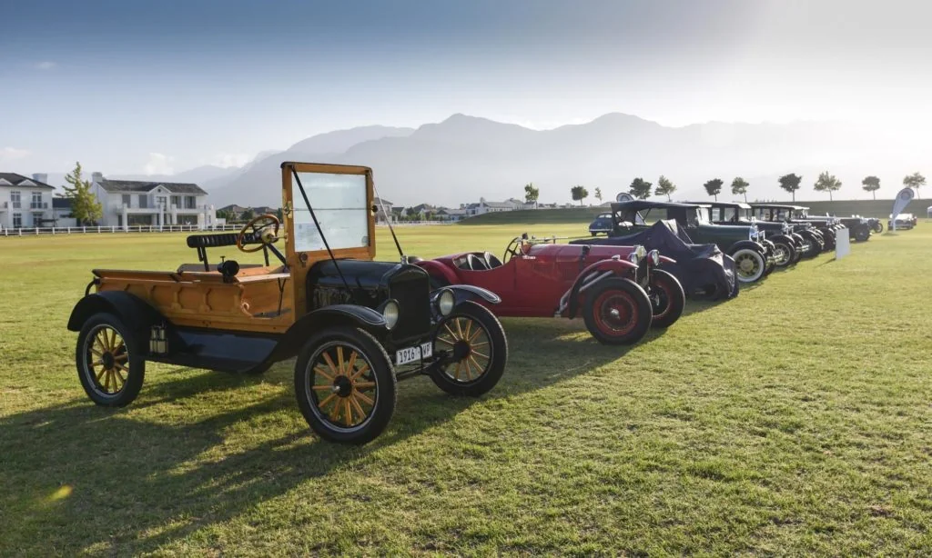 One of the oldest cars on display was this 1916 Ford