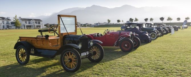 One of the oldest cars on display was this 1916 Ford