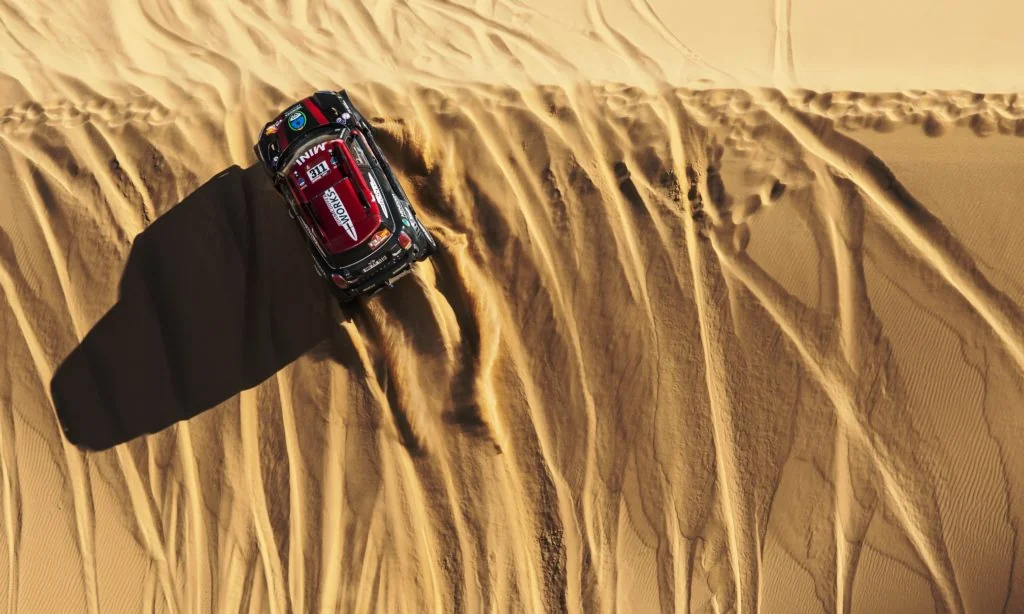 Orlando Terranova and Bernardo Graue in the Mini John Cooper Works Rally, X-Raid Mini JCW during Stage 5 of the Dakar 2020 (Photo by Charly Lopez for ASO)