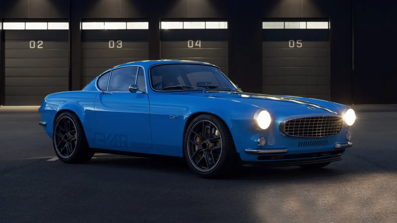 Volvo P1800 Cyan Is A Lightweight Turbocharged Restomod