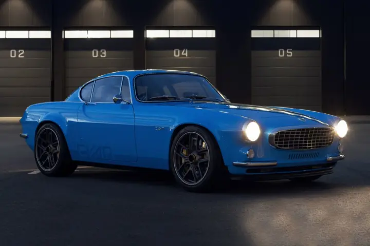 Volvo P1800 Cyan Is A Lightweight Turbocharged Restomod