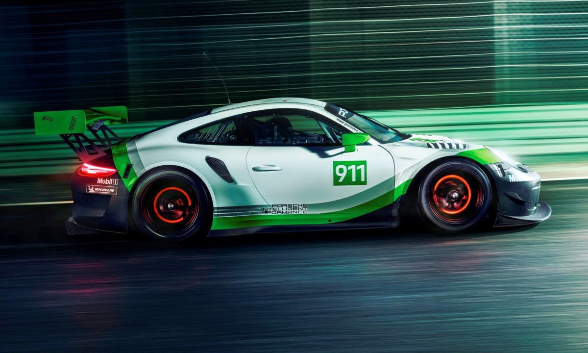 A new racer enters the world of motorsport, the Porsche 911 GT3 R.