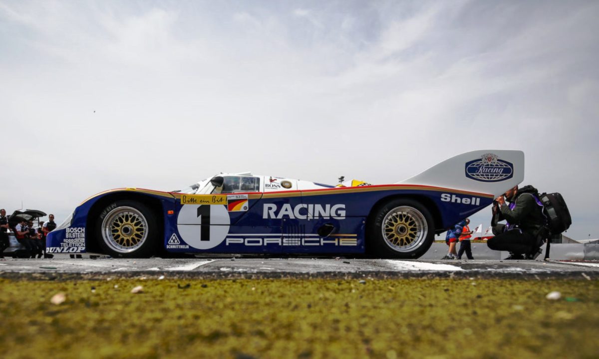 Watch as a Porsche 956 and Porsche 919 drive the Nurburgring