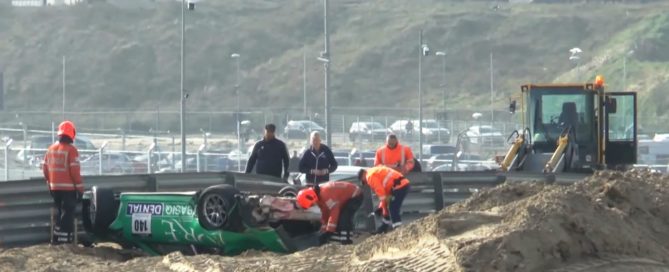 Porsche Crash at Zandvoort 1