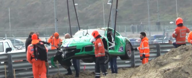 Porsche Crash at Zandvoort 2