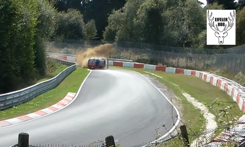 Porsche Nurburgring crash