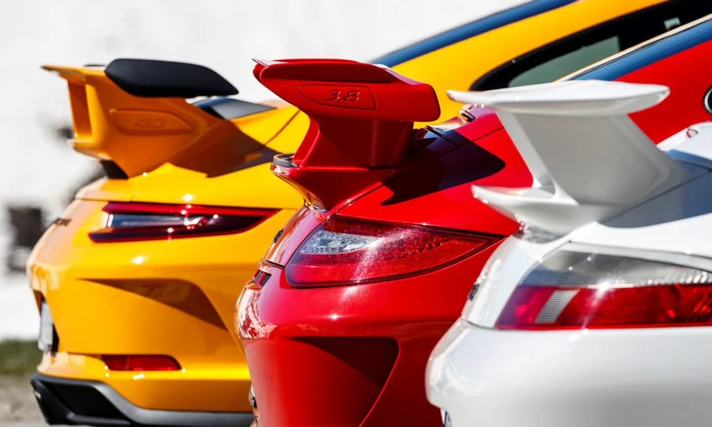 Porsche GT3 wings