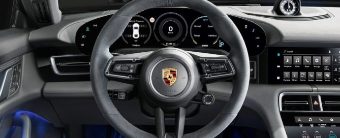 Porsche Taycan 4S interior