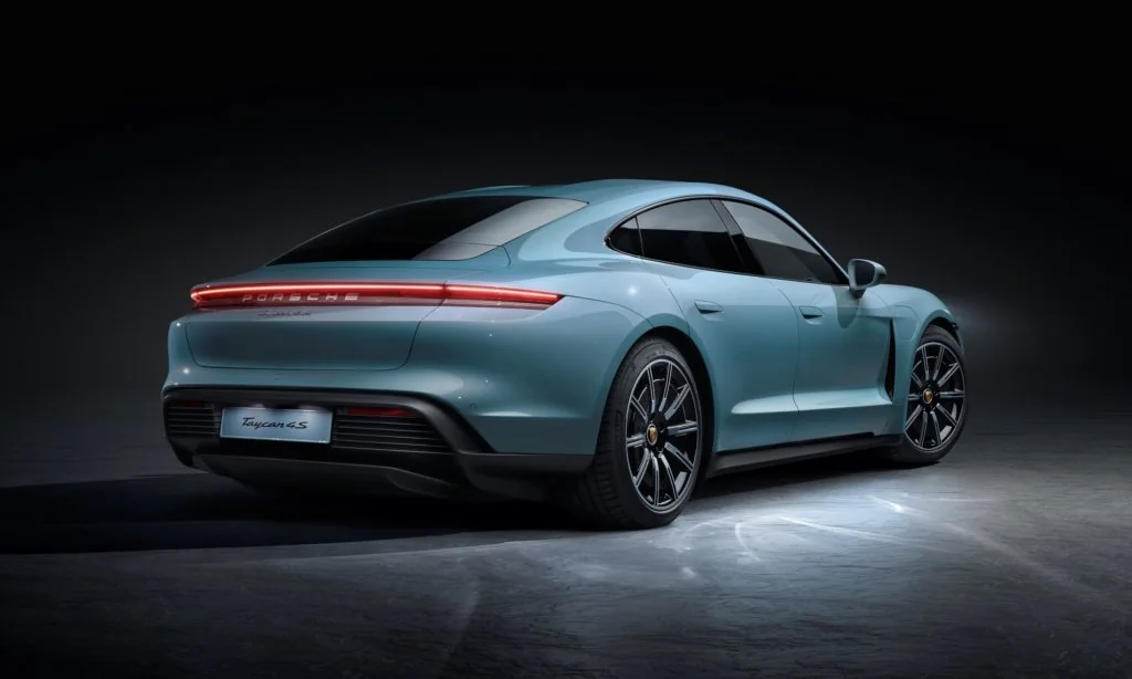 Porsche Taycan 4S rear