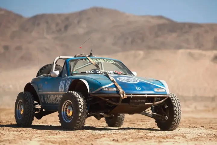 Rally Raid MX-5 [video]