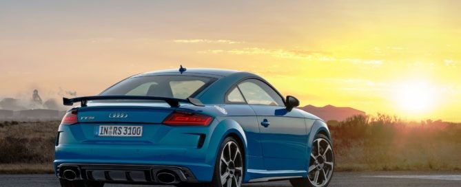 Refreshed Audi TT RS Coupé rear