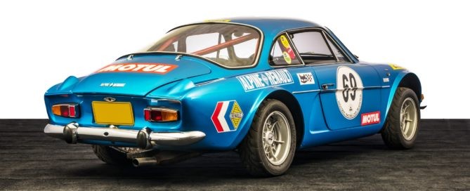 Renault Alpine A110 1600 S forms part of the classic car auction