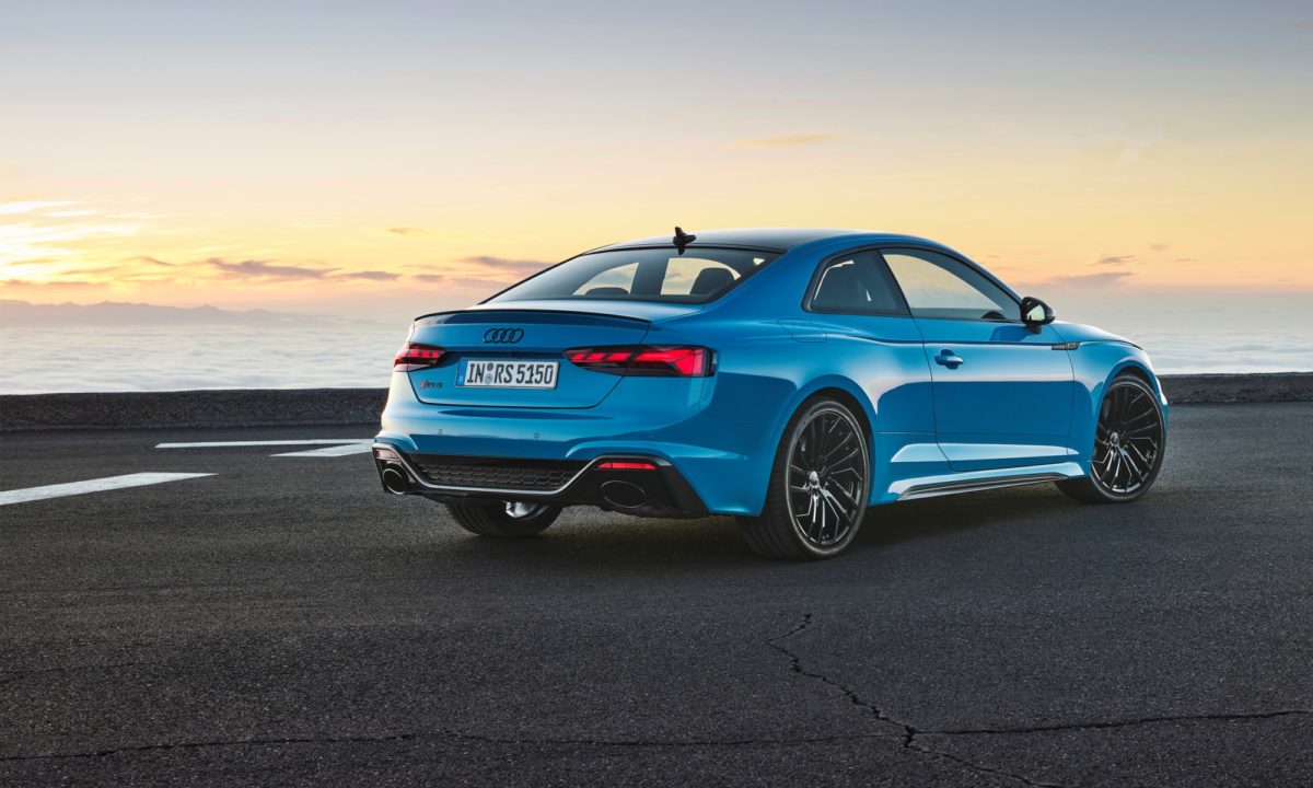 Revised Audi RS5 models feature updated appearances.