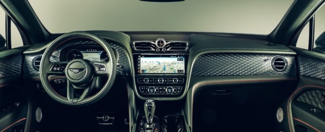Revised Bentley Bentayga interior