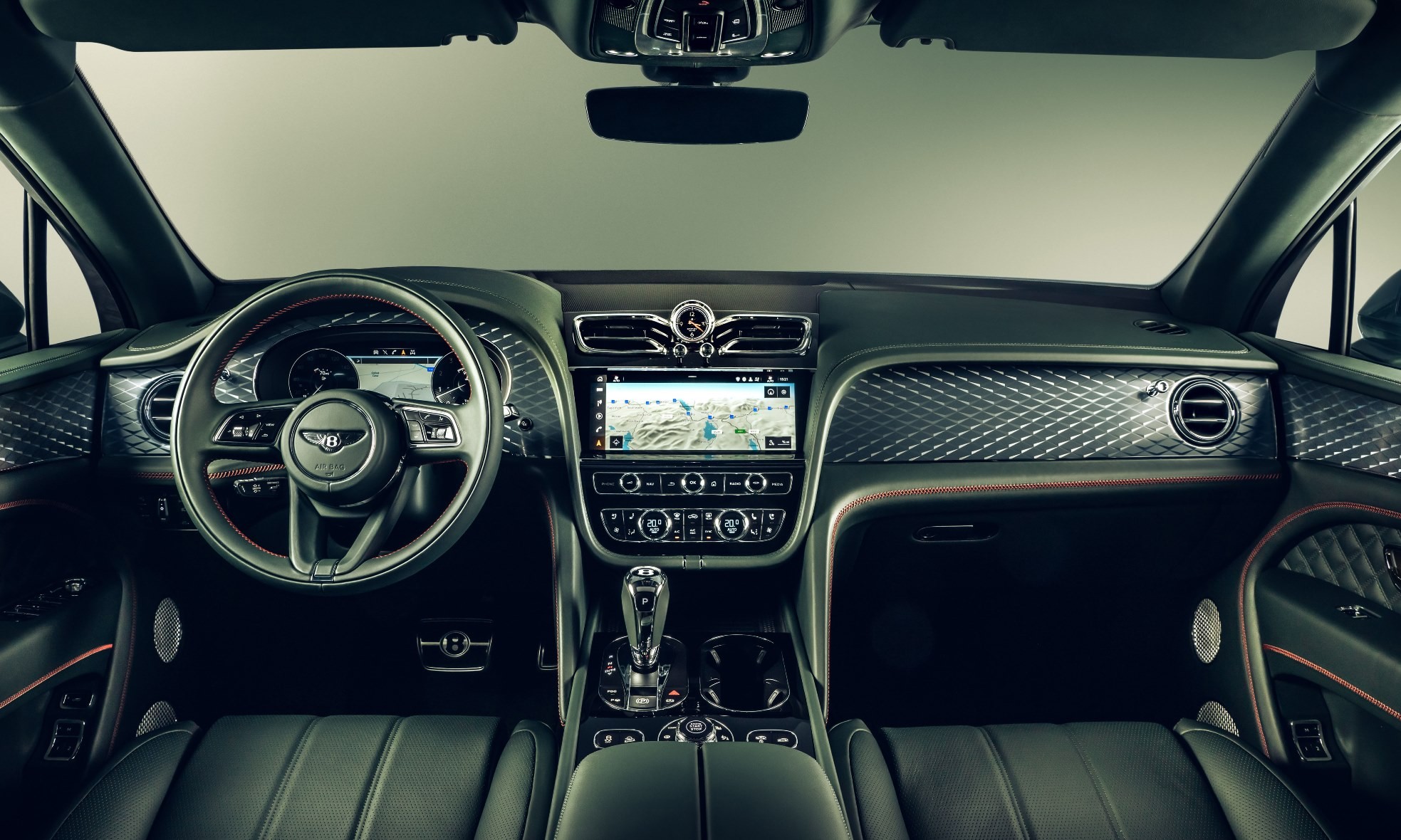 Revised Bentley Bentayga interior
