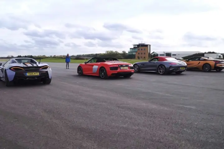 Roadster Drag Race [video]