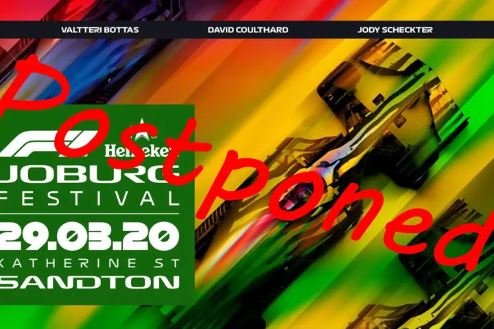 SA F1 Fan Festival Postponed
