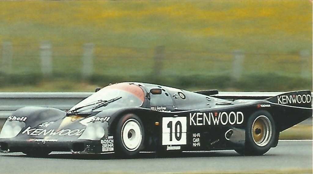 Sarel in Porsche 962 at Le Mans