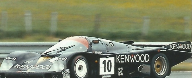 Sarel in Porsche 962 at Le Mans
