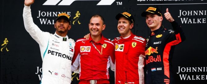 Sebastian Vettel won the Belgian Grand Prix