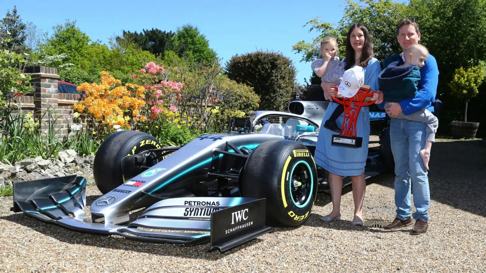 Hamilton F1 Car Sent to Cancer Sufferer