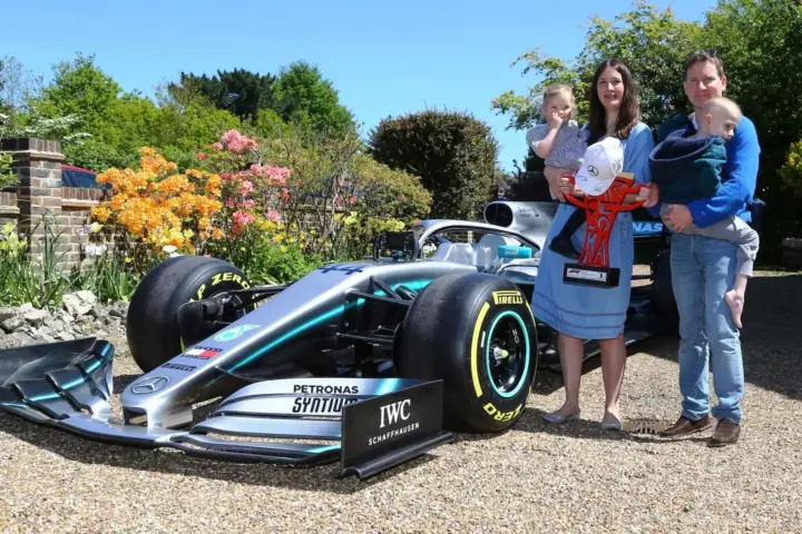 Hamilton F1 Car Sent to Cancer Sufferer