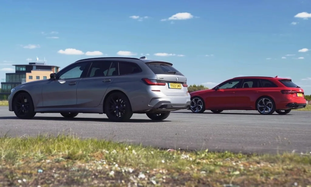 Stationwagon drag race