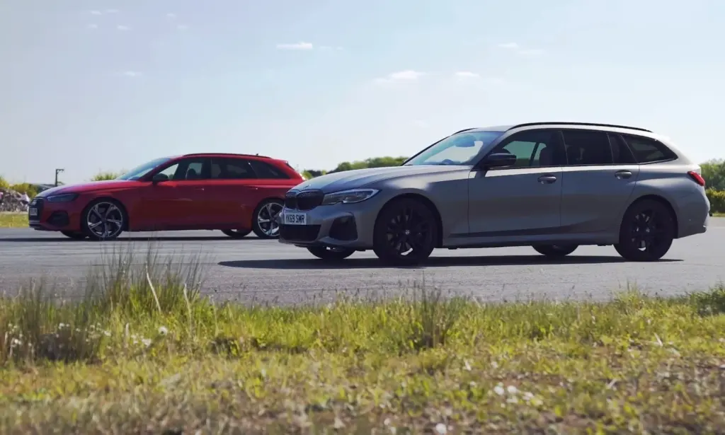 Stationwagon Drag Race [video]