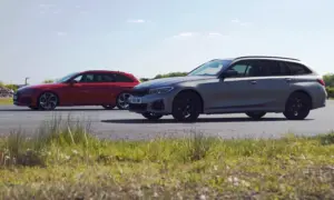 Stationwagon Drag Race [video]