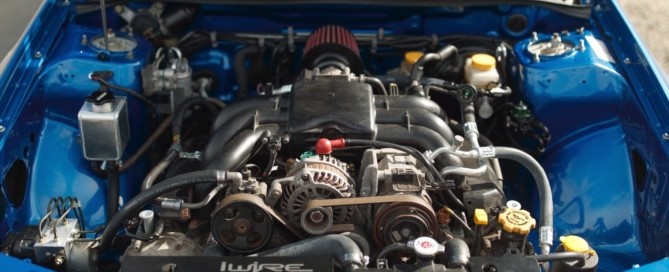 Subaru Impreza 3,6 RS engine