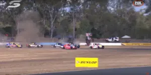 Terrifying SuperUtes incident [video]