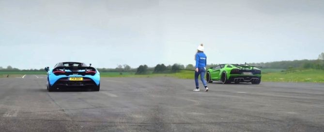 Supercar drag race
