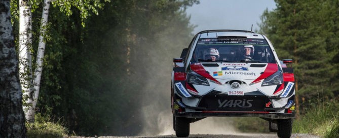 It was a good weekend for the Toyota Gazoo team in Finland.