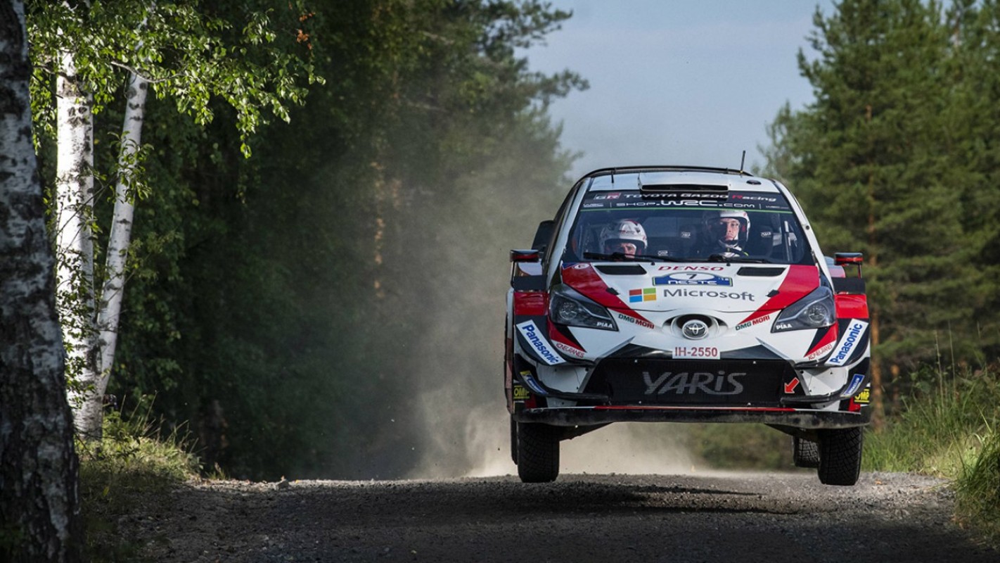 It was a good weekend for the Toyota Gazoo team in Finland.